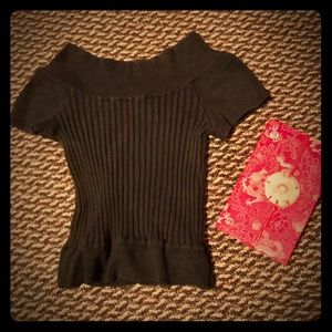 Wayne Rogers body-con top from Cache’